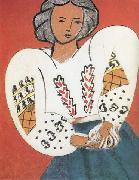 The Romanian Blouse (mk35) Henri Matisse